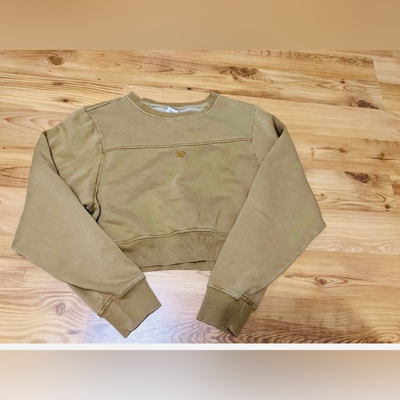 PINK Victoria's Secret Tan Crew Neck Sweater - Picture 1 of 3